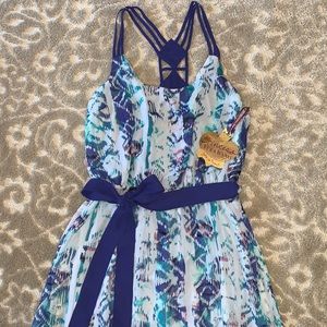 Princess Vera Wang Dress - Size M - Light blue, purple, green